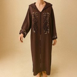 Djellaba Marron 