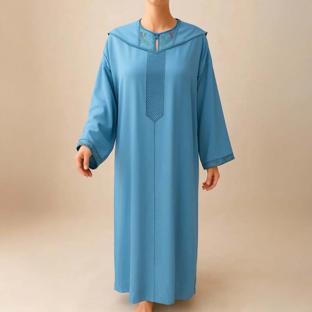 Djellaba Bleu Royal Djellaba Bleu Royal