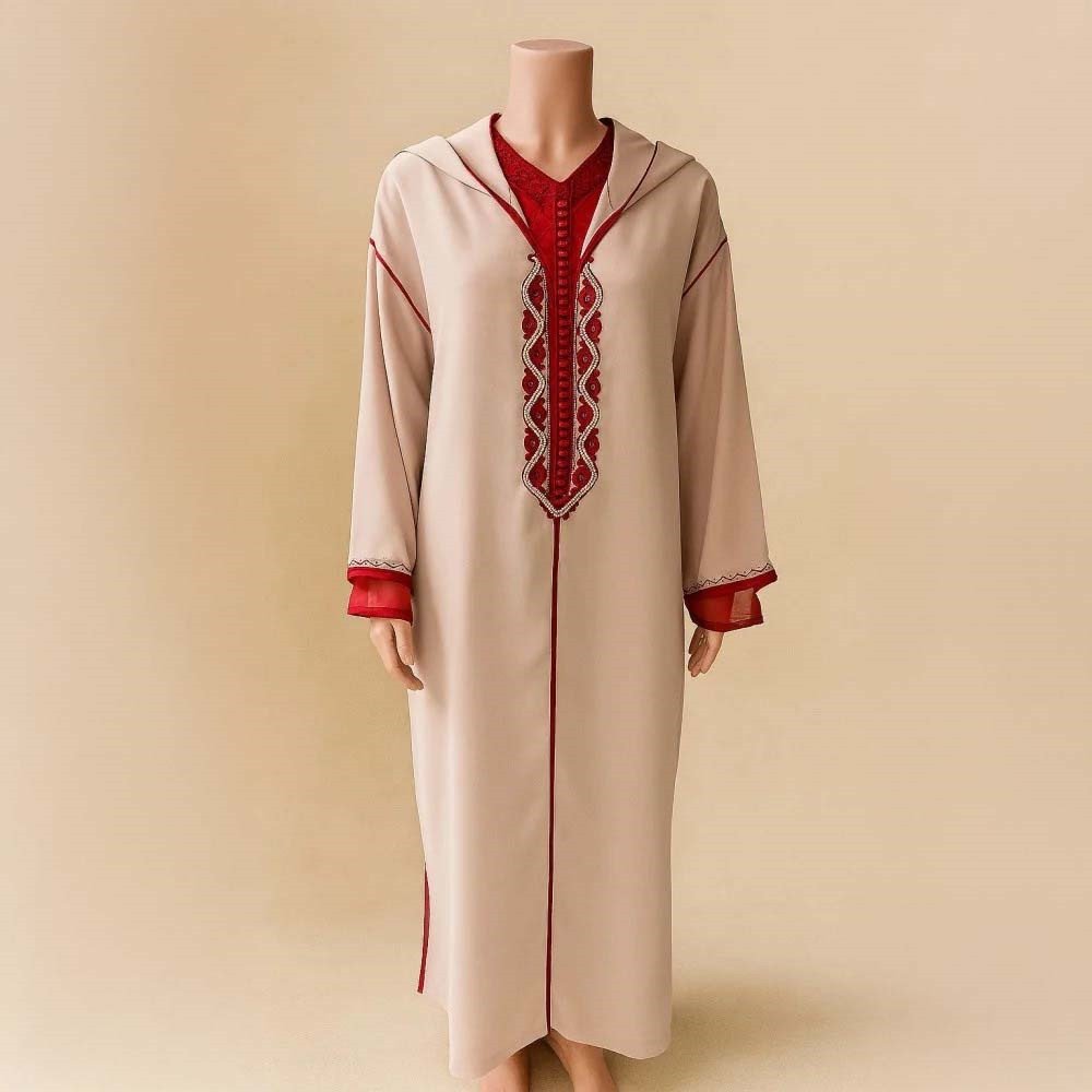 Djellaba Élégance Brodée Djellaba Élégance Brodée