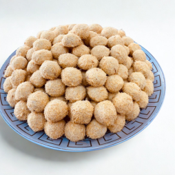 Knafa au formage et lotus: Le Sablé Marocain Fondant qui Fond dans la Bouche !