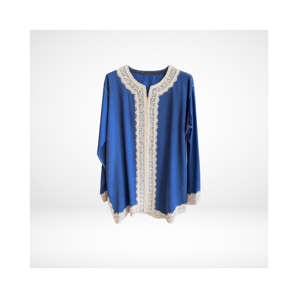 Djellaba Masculine Bleu Royal Djellaba Masculine Bleu Royal