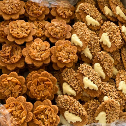 Assortiment de Biscuits Croquants aux Fruits Secs et Chocolat Blanc