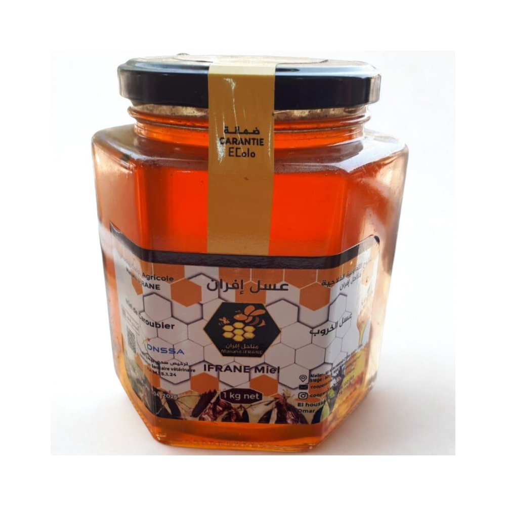 Miel de Caroubier 1 kg Miel de Caroubier 1 kg