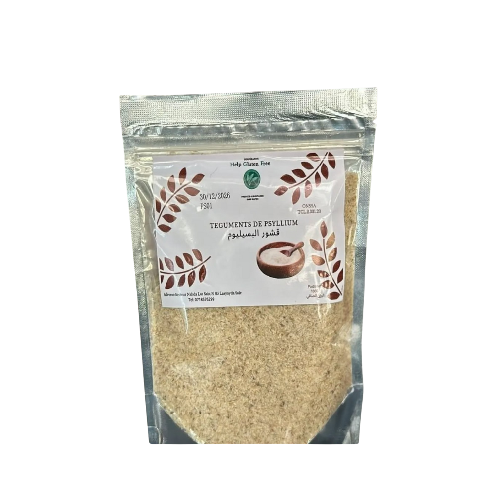 Téguments de Psyllium – Sans Gluten Téguments de Psyllium – Sans Gluten