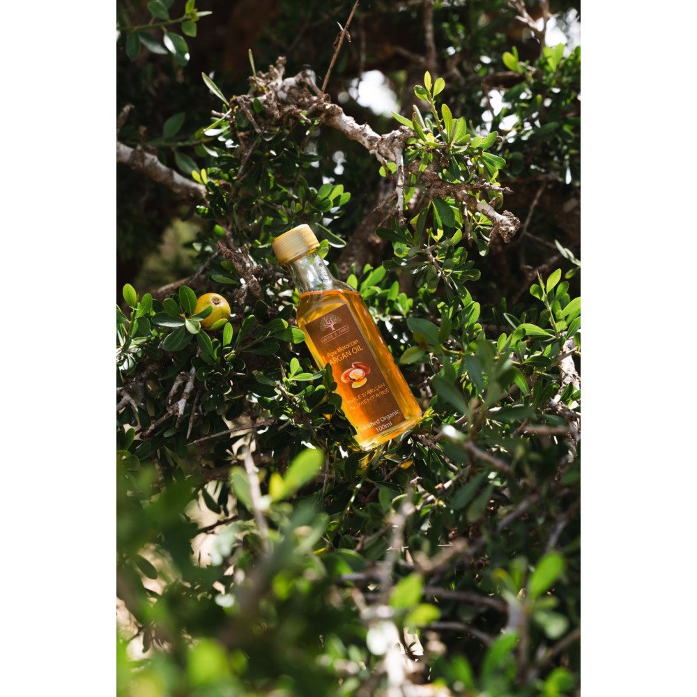 Huile d’Argan Alimentaire Pure – Trésor du Maroc 100ml Huile d’Argan Alimentaire Pure – Trésor du Maroc 100ml