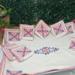 Couvre-plateau en Broderie “Karwa” avec Serviettes