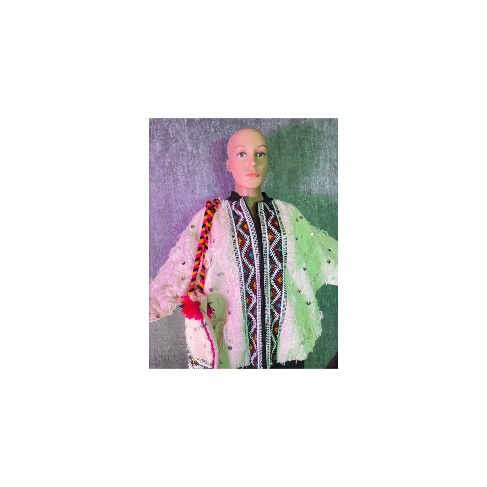 Veste berbère artisanale