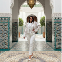 Veste Femme Oversize Mini Krouchi – Élégance Artisanale & Confort