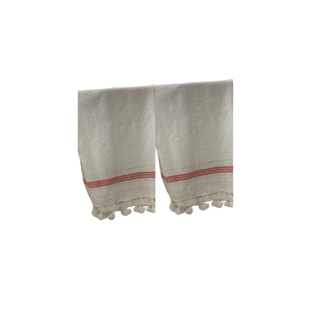 authentique plaid marocain en lin 