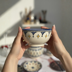 Service Marocain Traditionnel en Céramique Peinte – Élégance Artisanale