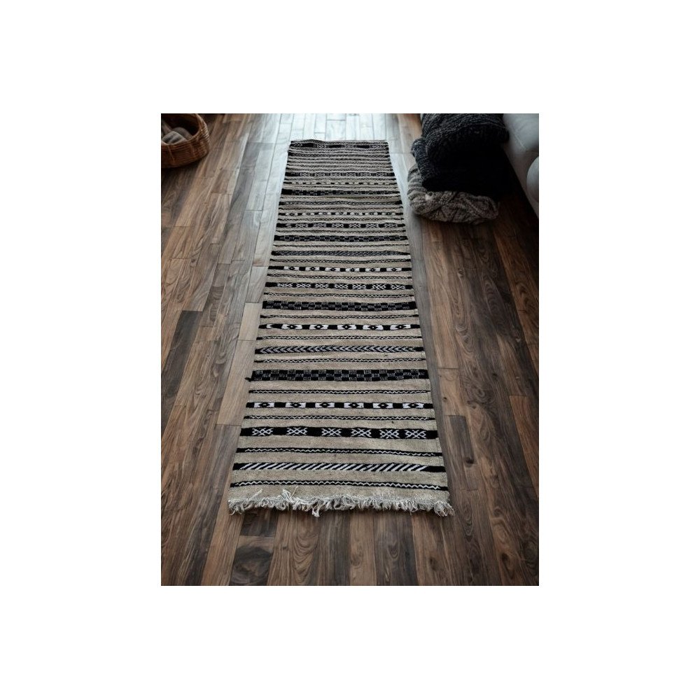 Tapis konoir – Noir & Beige Naturel Tapis konoir – Noir & Beige Naturel