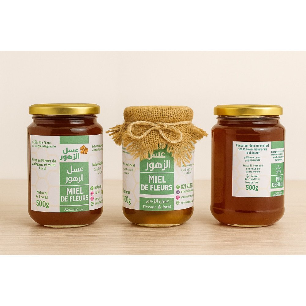 Miel de Fleurs – 500g Miel de Fleurs – 500g
