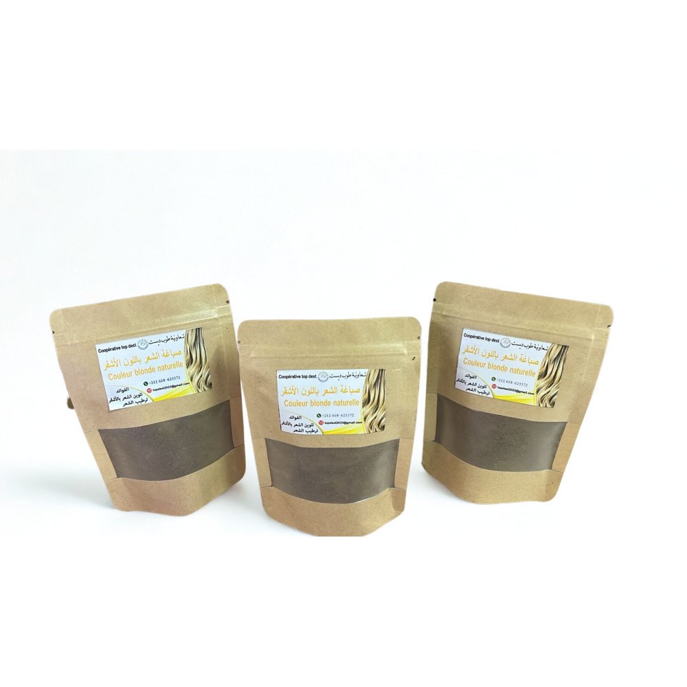 Coloration capillaire naturelle Teinte blonde Coloration capillaire naturelle Teinte blonde