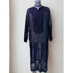 Gandoura traditionnelle homme – Tissu soussdi