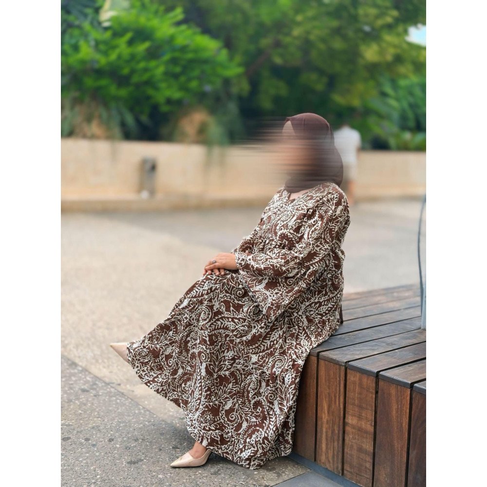 Robe ample à motifs floraux Robe ample à motifs floraux