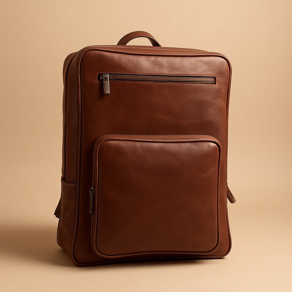 Sac à dos en cuir véritable Sac à dos en cuir véritable