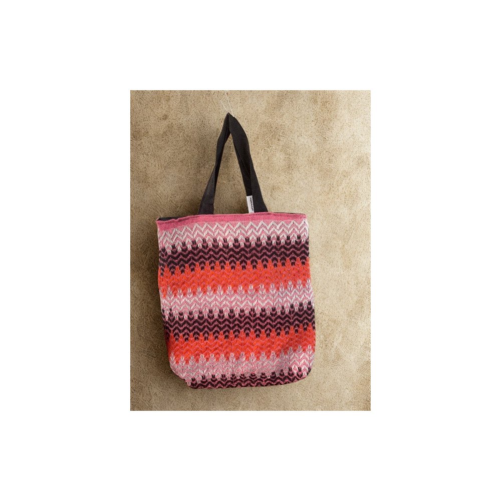 Tote Bag Artisanal Tissé – Motifs berbères colorés Tote Bag Artisanal Tissé – Motifs berbères colorés