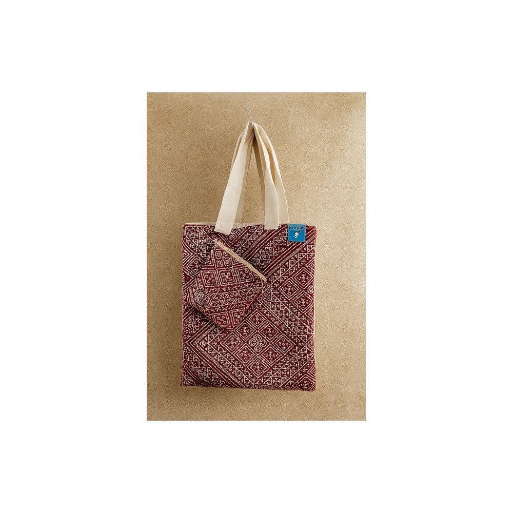 Tote Bag Traditionnel avec Pochette  Tote Bag Traditionnel avec Pochette