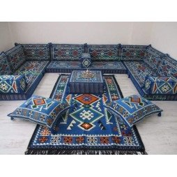 Salon Berbère Bleu Royal