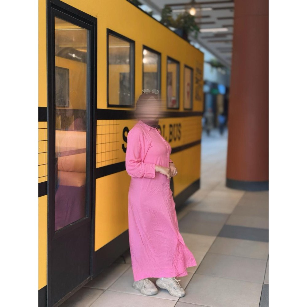 Tunique chemise fuchsia – Touche audacieuse et féminine Tunique chemise fuchsia – Touche audacieuse et féminine
