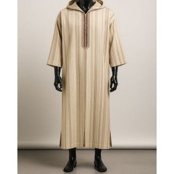 Jellaba marocaine traditionnelle 