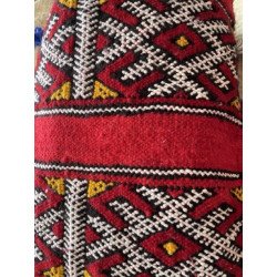 Sac berbère rouge à motifs amazighs