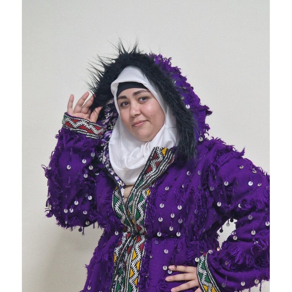 Veste Berbère Brodée Veste Berbère Brodée